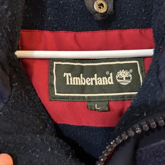 Timberland Weather Gear Insulated Red Weatherproof Jacket Men's Size Large - Picture 3 of 5